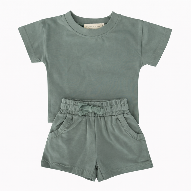 Organic Cotton Top and Shorts Set