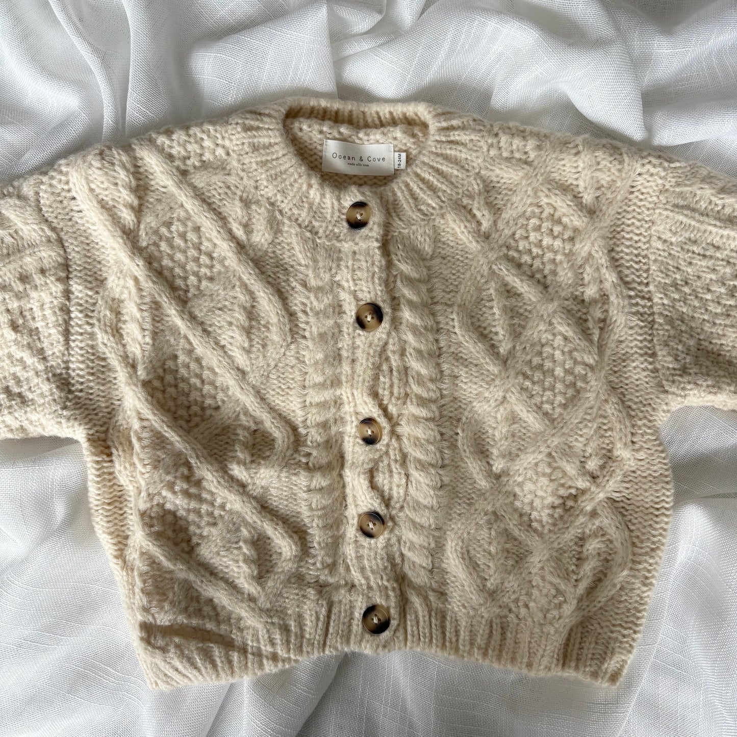 Chunky Cable Knit Cardigan