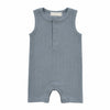 Organic Cotton Sleeveless Ribbed Rompers