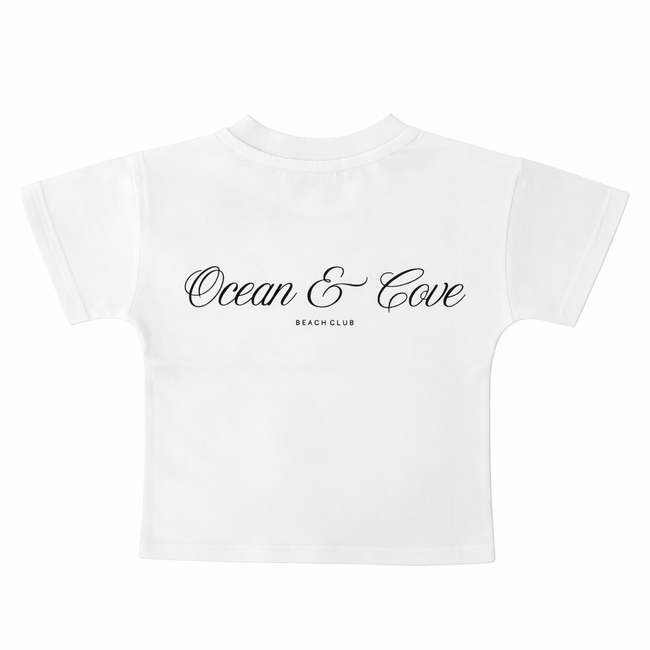 Ocean & Cove Back Printed Organic Cotton T-Shirt