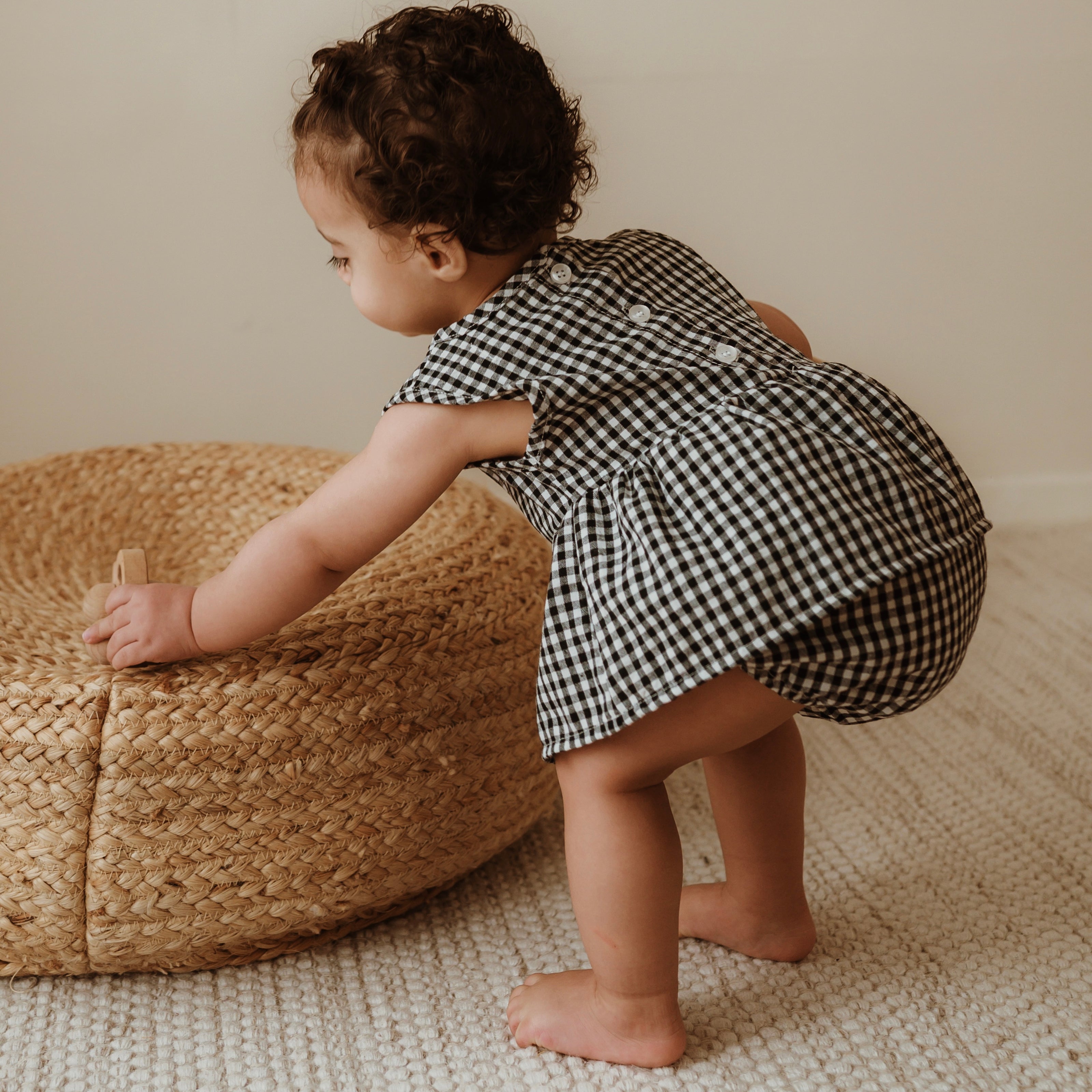 Gingham Peplum Co-ord