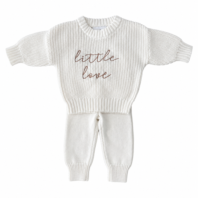 Sample Sale -  ‘Little love’ Jumper and Jogger Set (newborn)