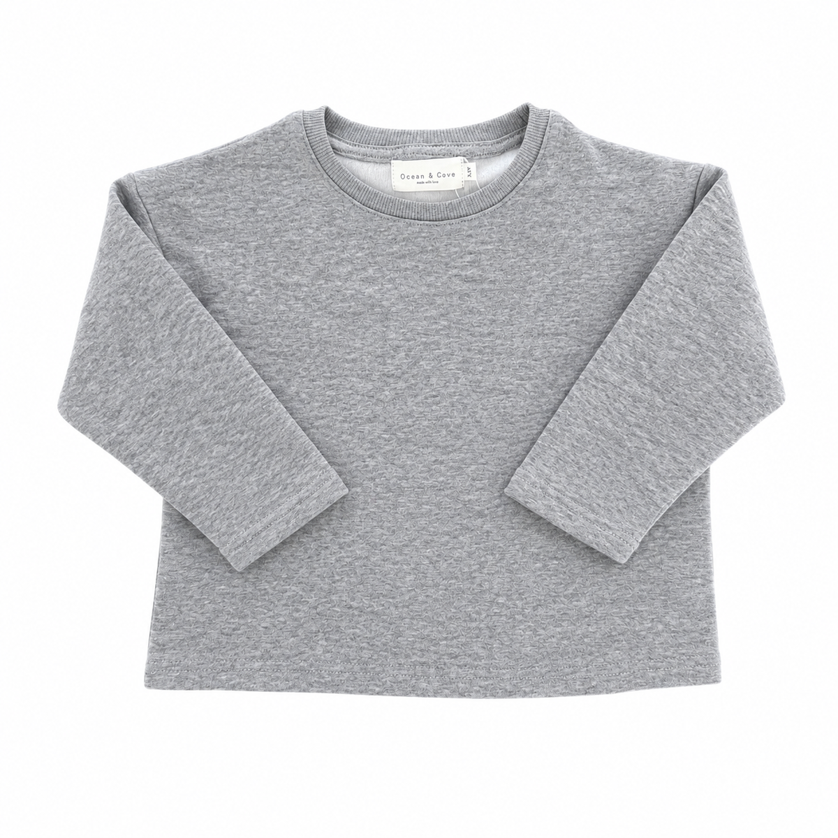 Sample - Grey Fleece Lined Sweat Top 2-3 years