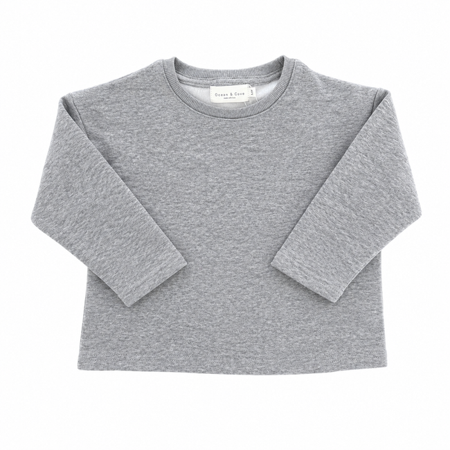 Sample - Grey Fleece Lined Sweat Top 2-3 years