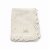 Organic Cotton Pointelle Baby Blanket