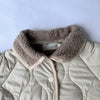 Beige Boucle Lined Jacket