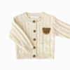 Cream Teddy Bear Cardigan