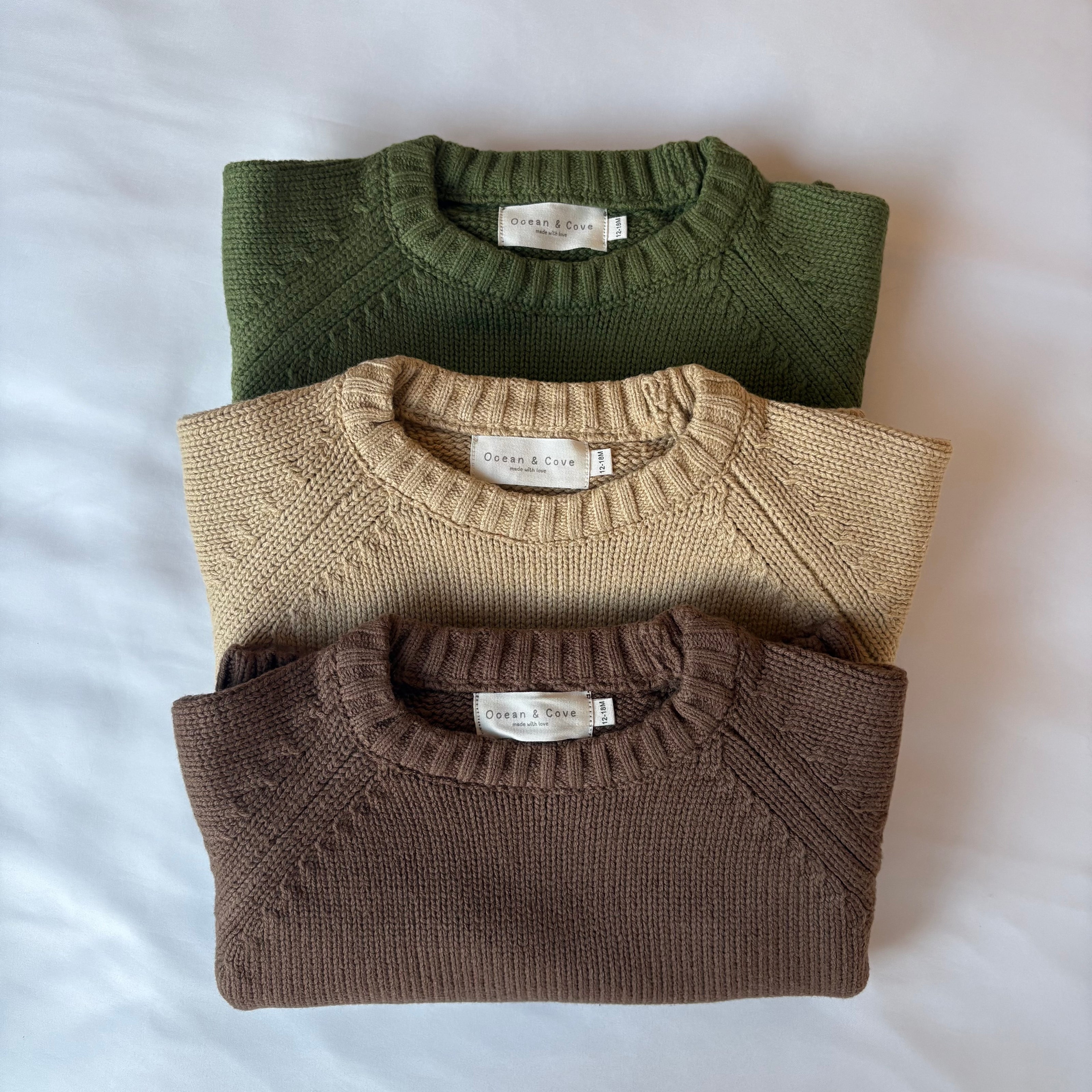 Crewneck Chunky Knitted Jumper
