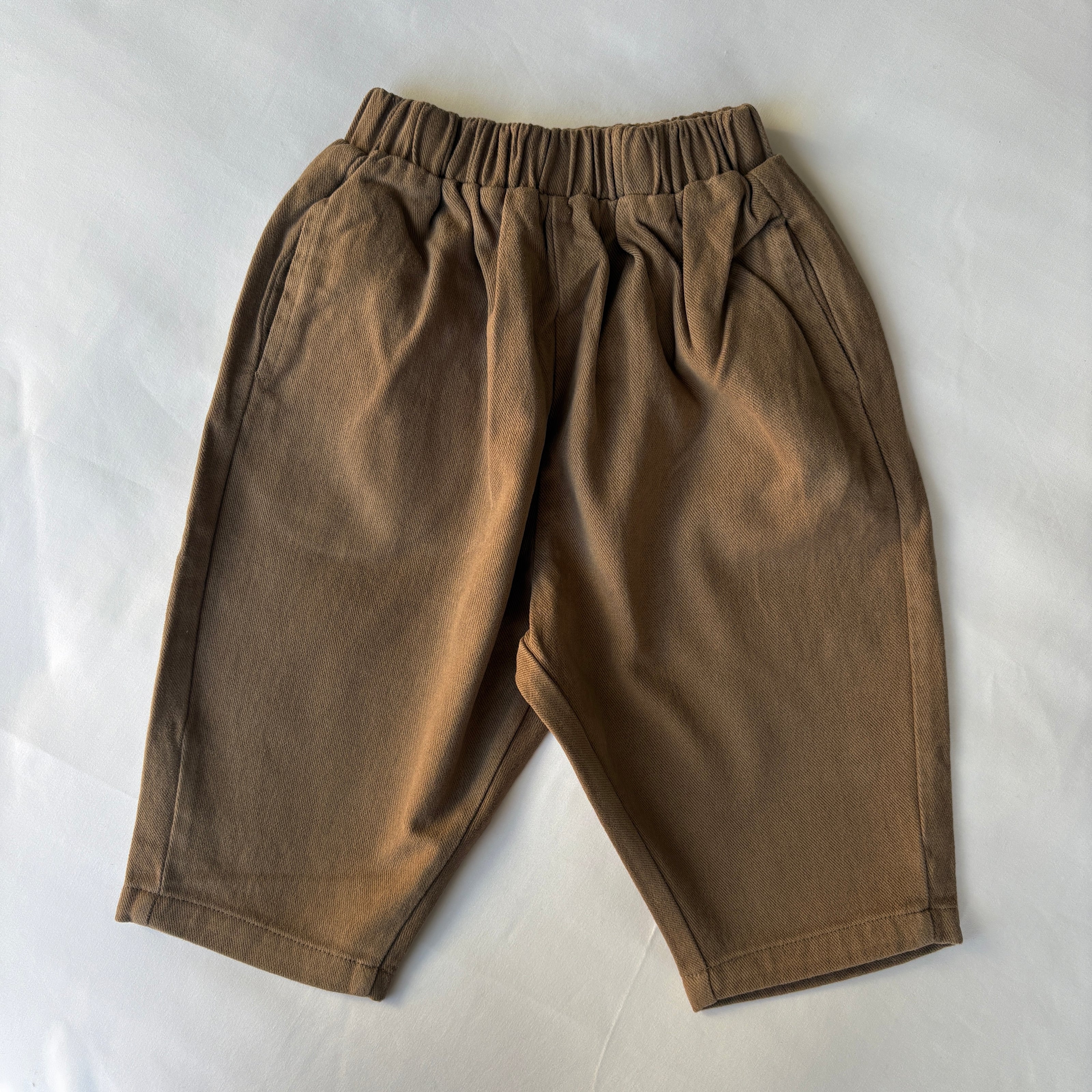 Brown Wide Leg Pocket Trousers
