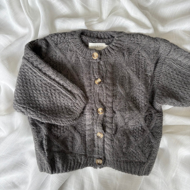 Chunky Cable Knit Cardigan