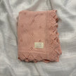 Organic Cotton Pointelle Baby Blanket