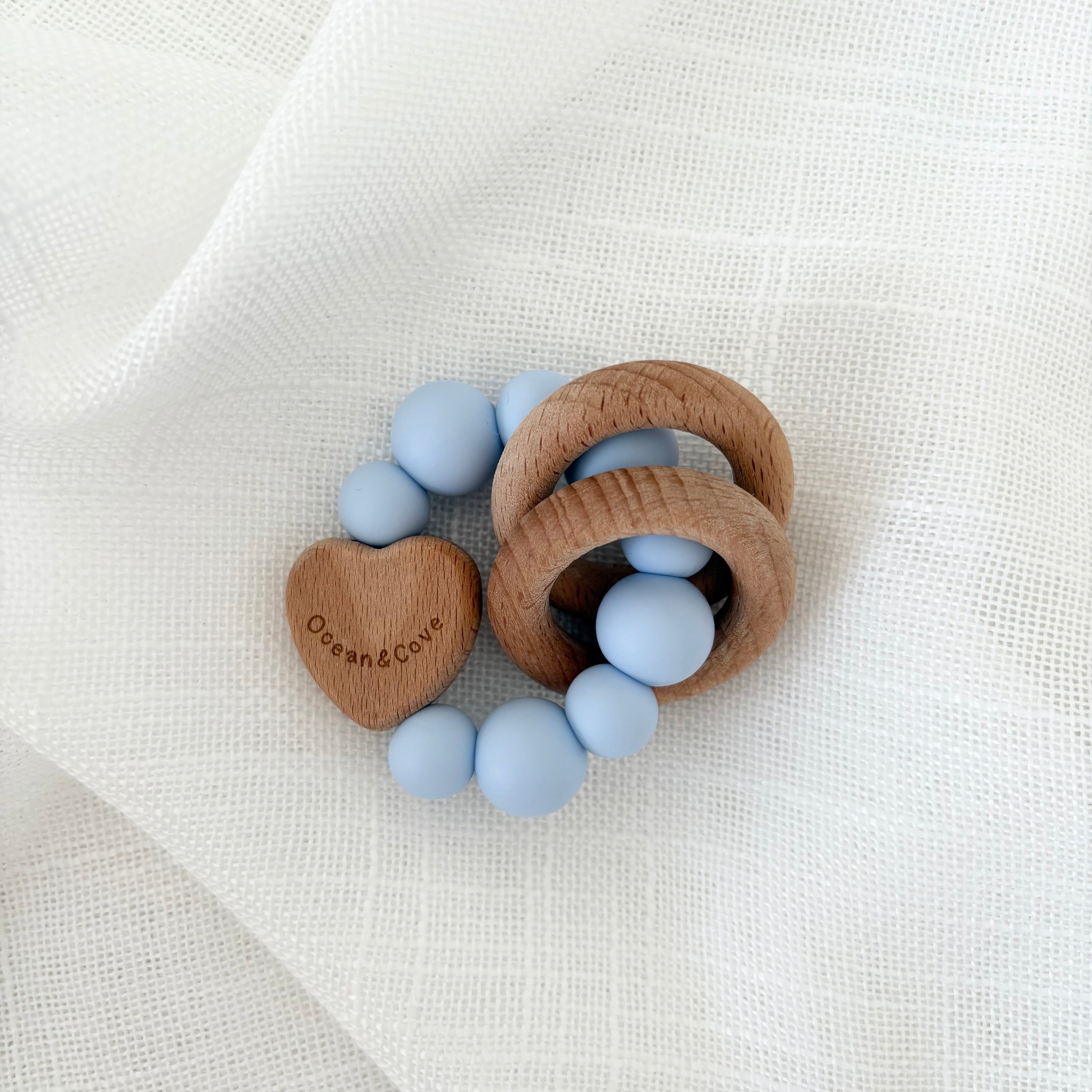 Baby Silicone Heart Teethers