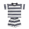 Stripe T Shirt and Shorts Set