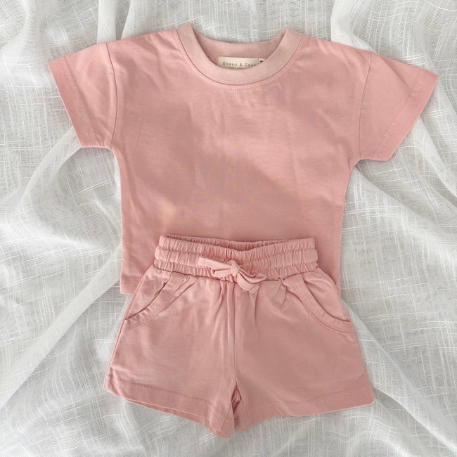 Organic Cotton Top and Shorts Set