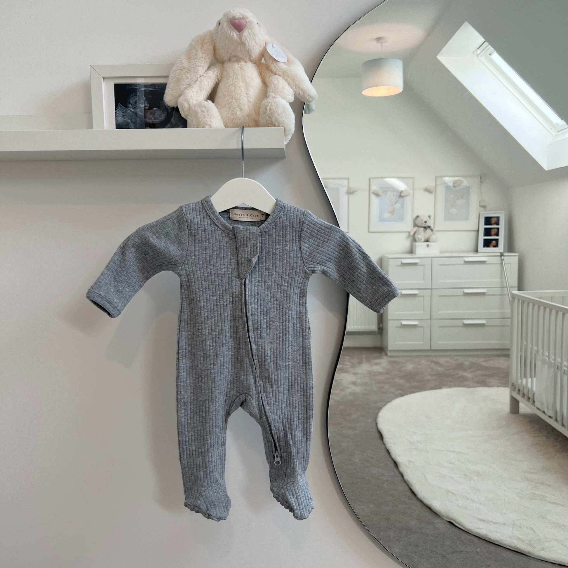 Baby Sleepsuits Grey 1