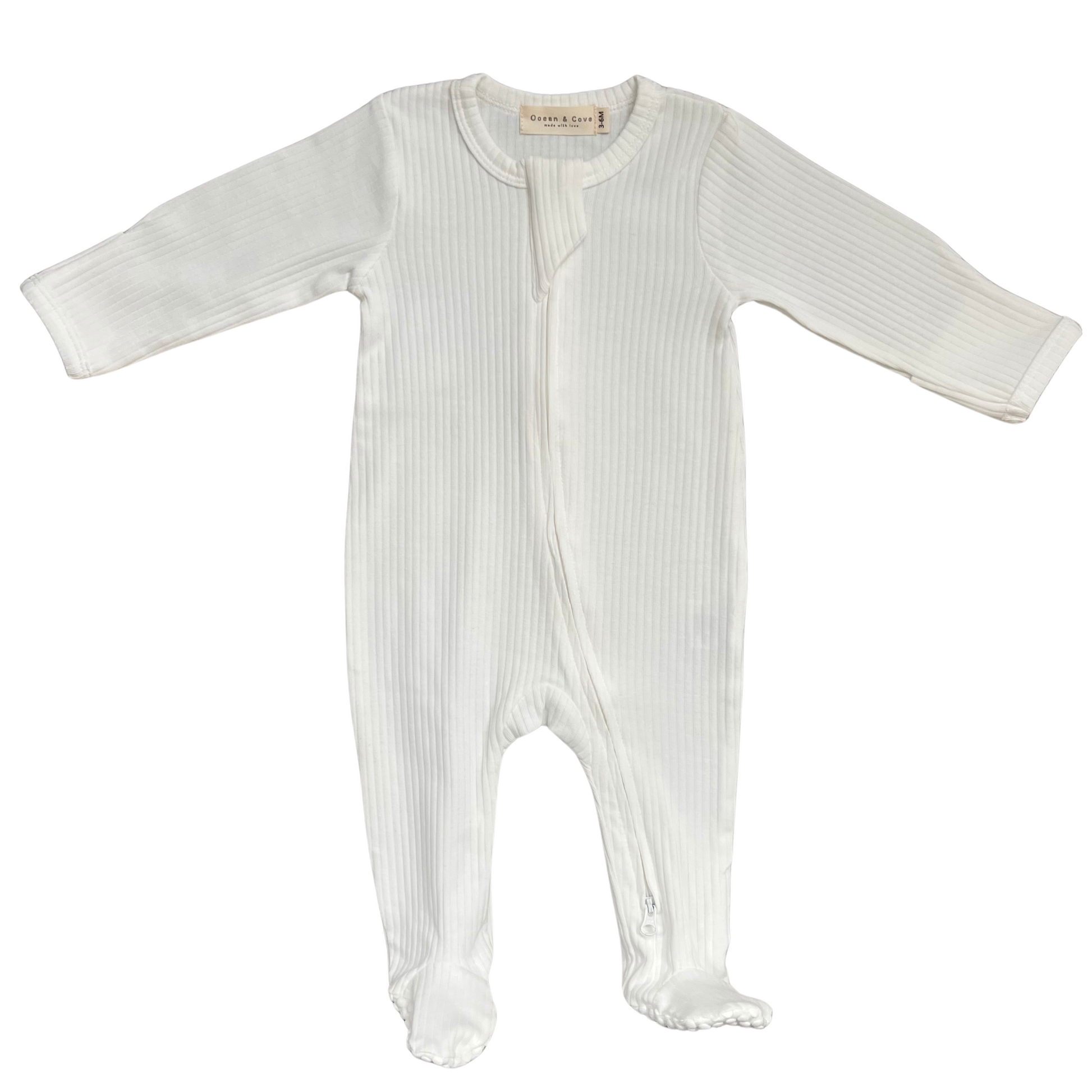 Baby Sleepsuits White 5