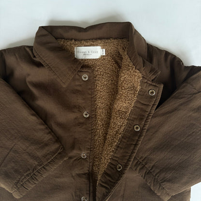 Brown Sherpa Lined Jacket 12-18 months