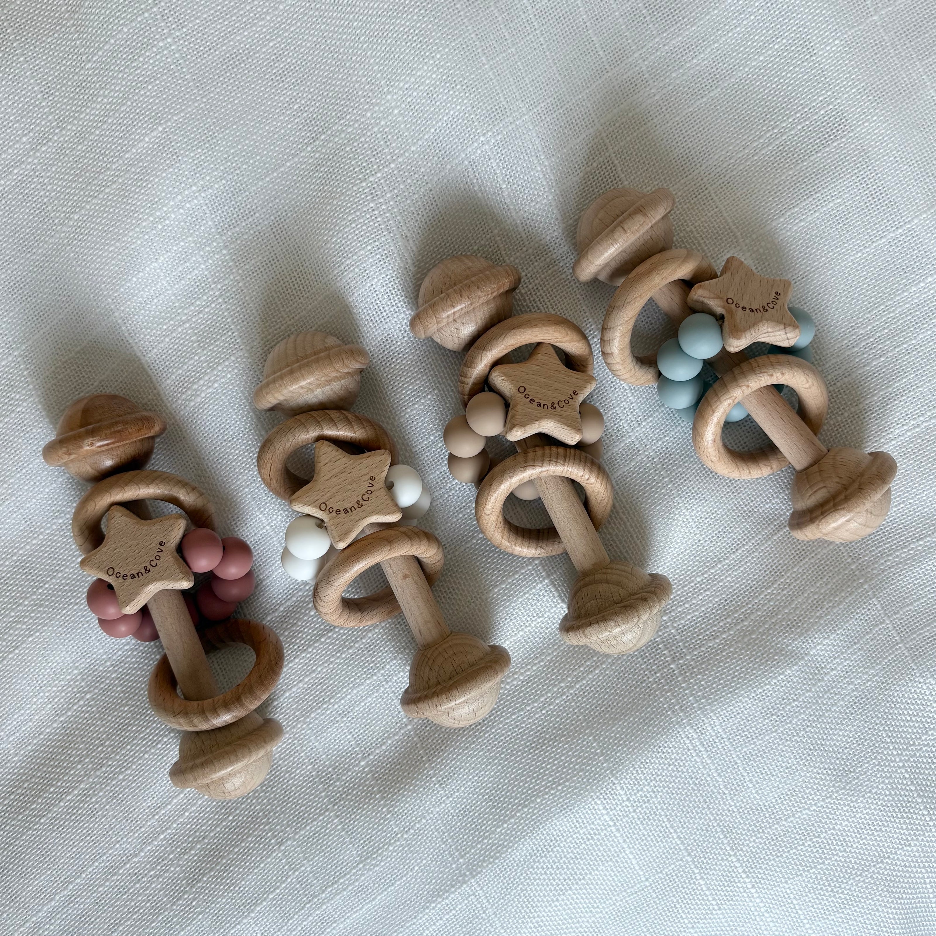 Baby Silicone Star Rattle Teether