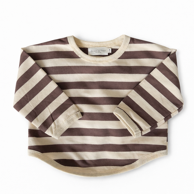 Striped Lightweight Sweatshirt