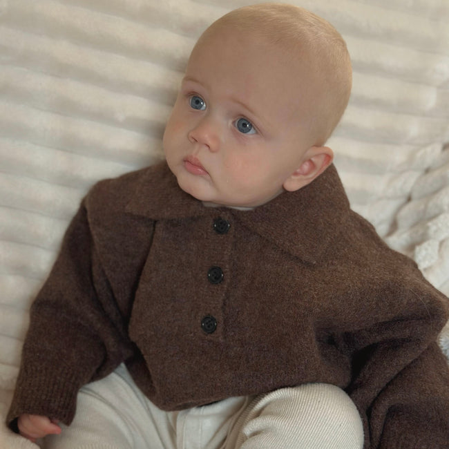 Collared Knitted Jumper