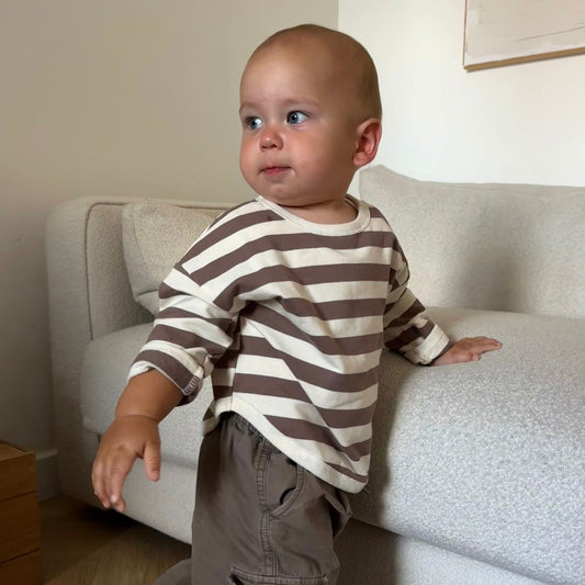 Striped Lightweight Sweatshirt