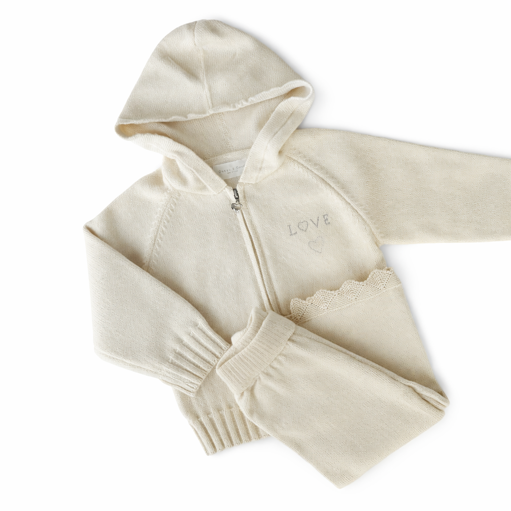 Knitted Hoodie and Jogger Set