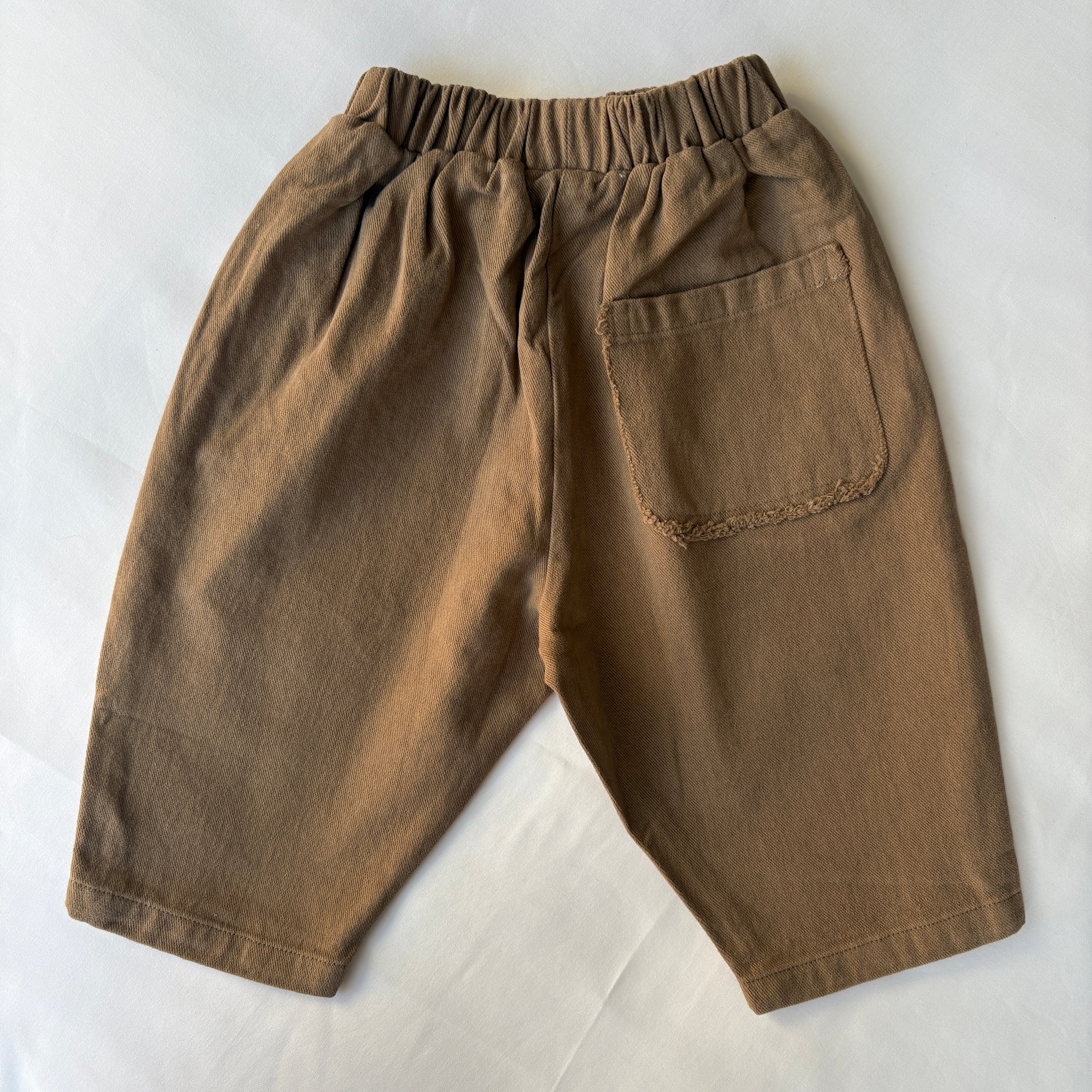 Brown Wide Leg Pocket Trousers