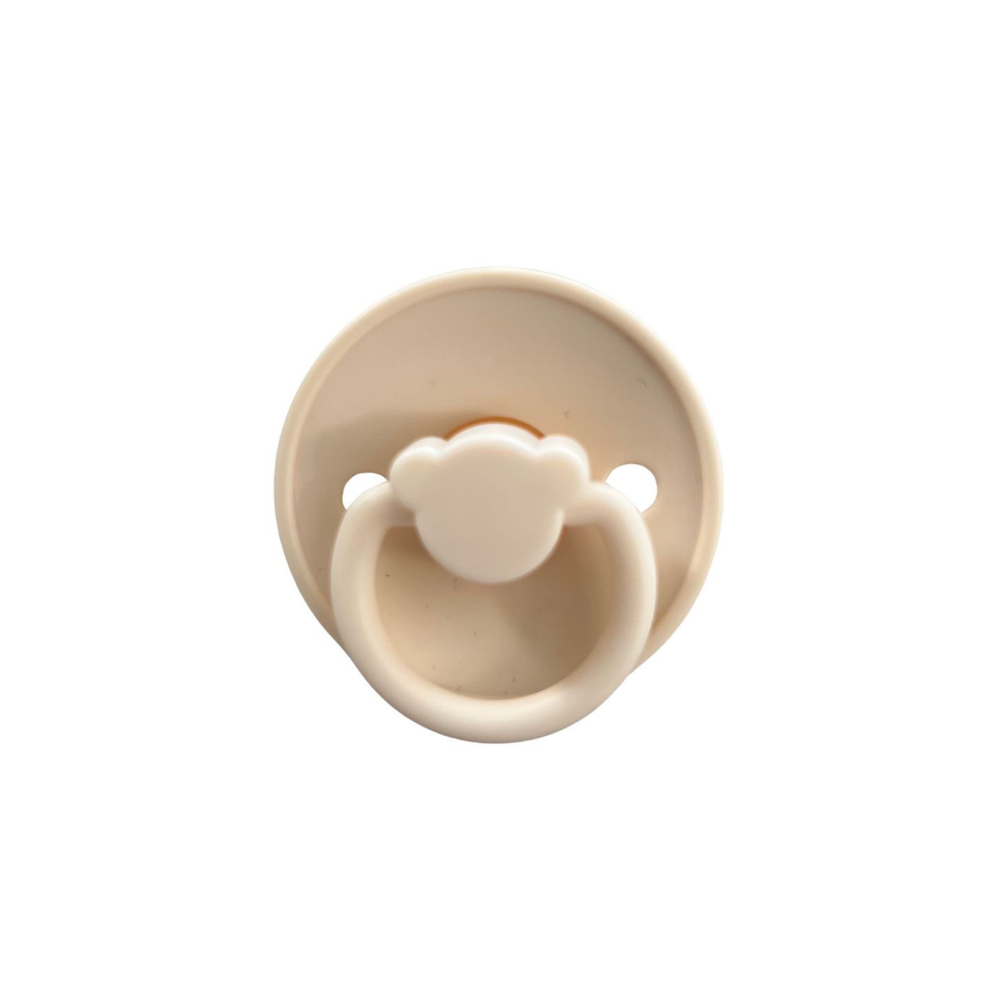 Baby Teddy Bear Dummy Cream 1