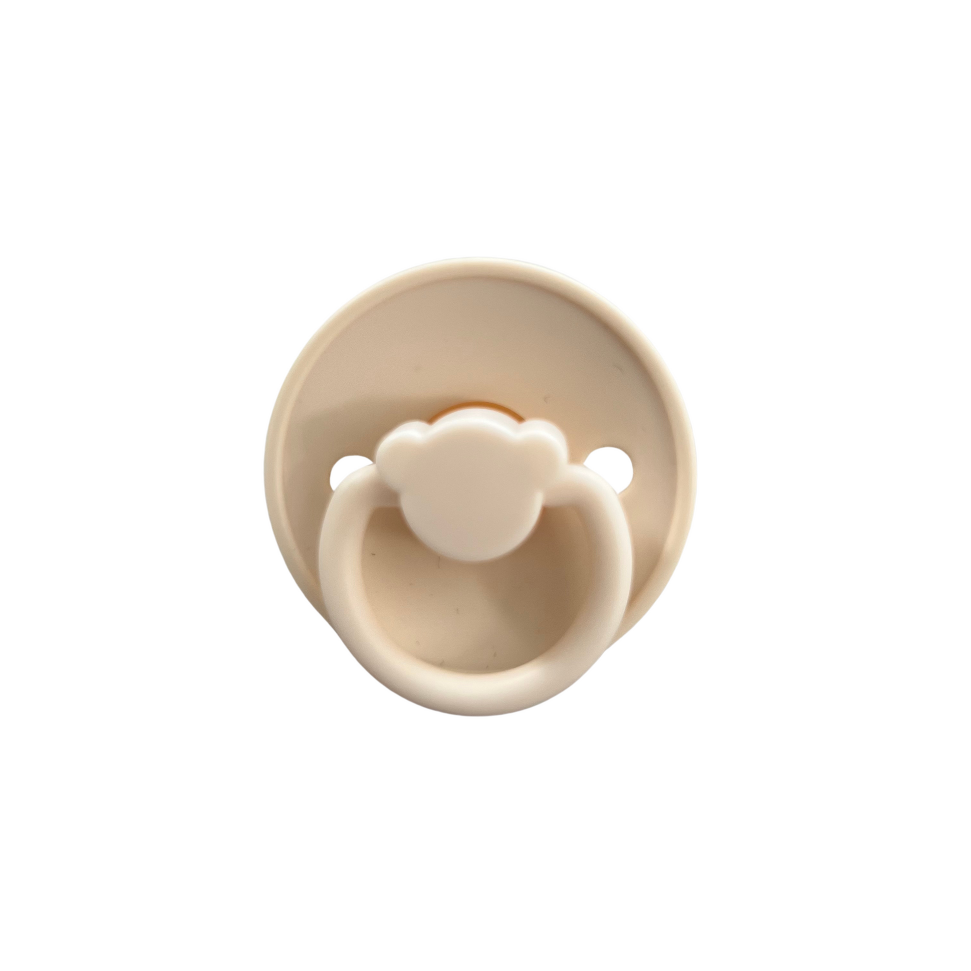 Baby Teddy Bear Dummy Cream 1
