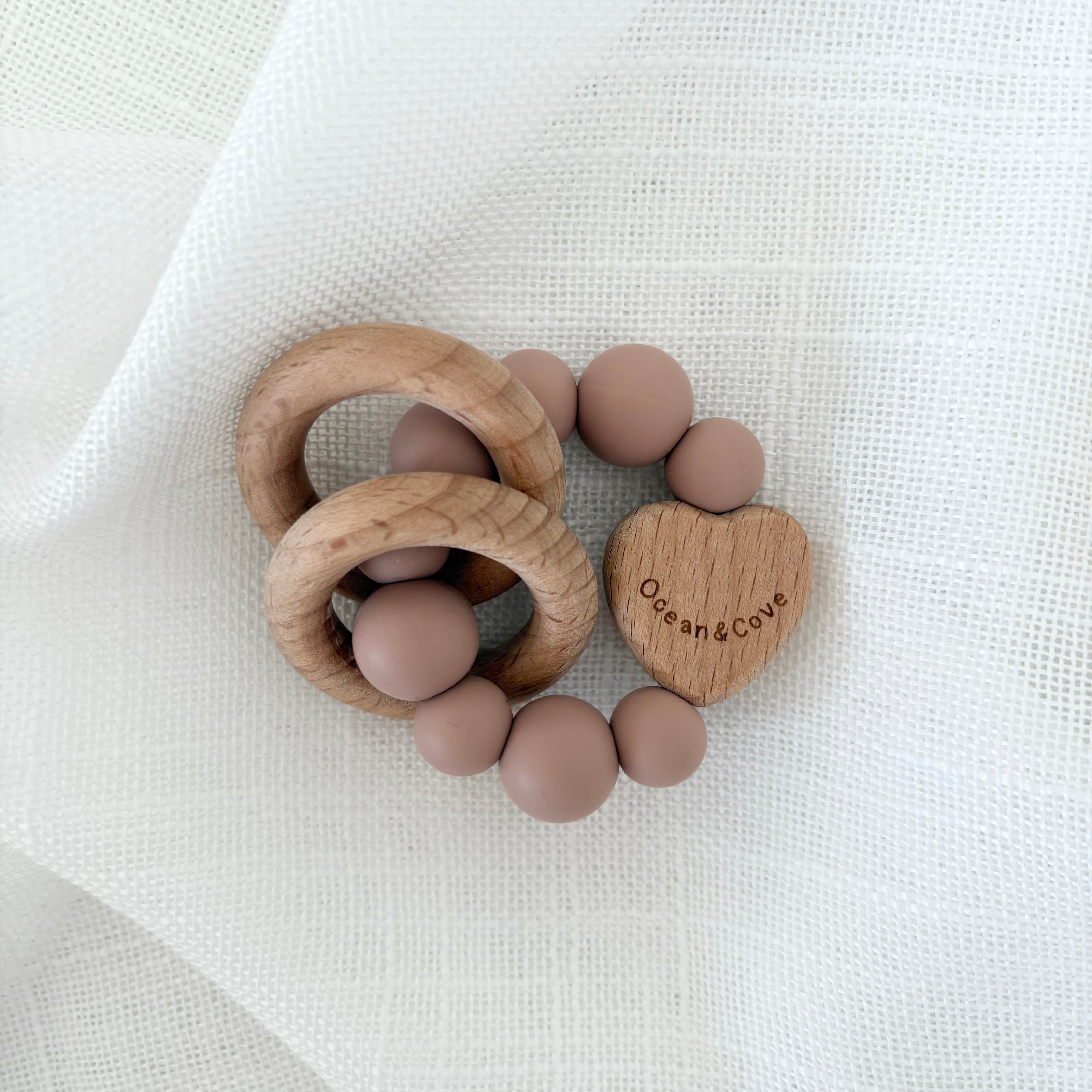 Baby Silicone Heart Teethers