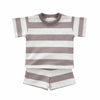 Stripe T Shirt and Shorts Set