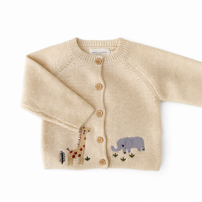 Animal Knitted Cardigan