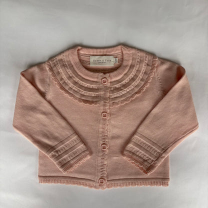 Pink Cardigan 12-18 months (comes up small)