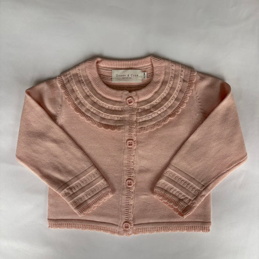 Pink Cardigan 12-18 months (comes up small)