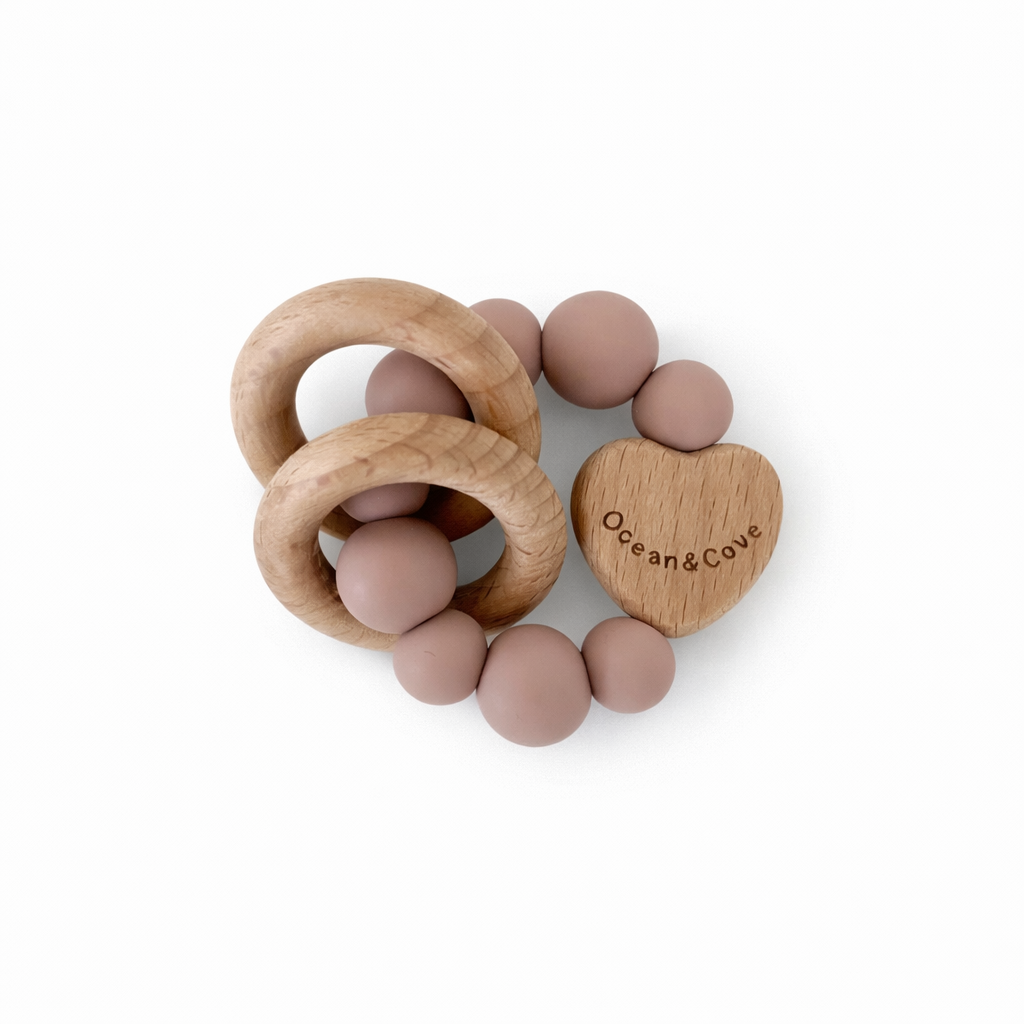 Baby Silicone Heart Teethers