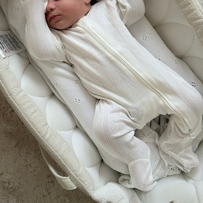 The Pointelle Sleepsuit