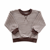 Brown Mini Stripe Sweatshirt