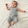 Organic Cotton Sleeveless Ribbed Rompers