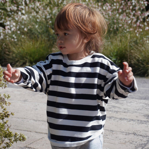 Striped Lightweight Sweatshirt
