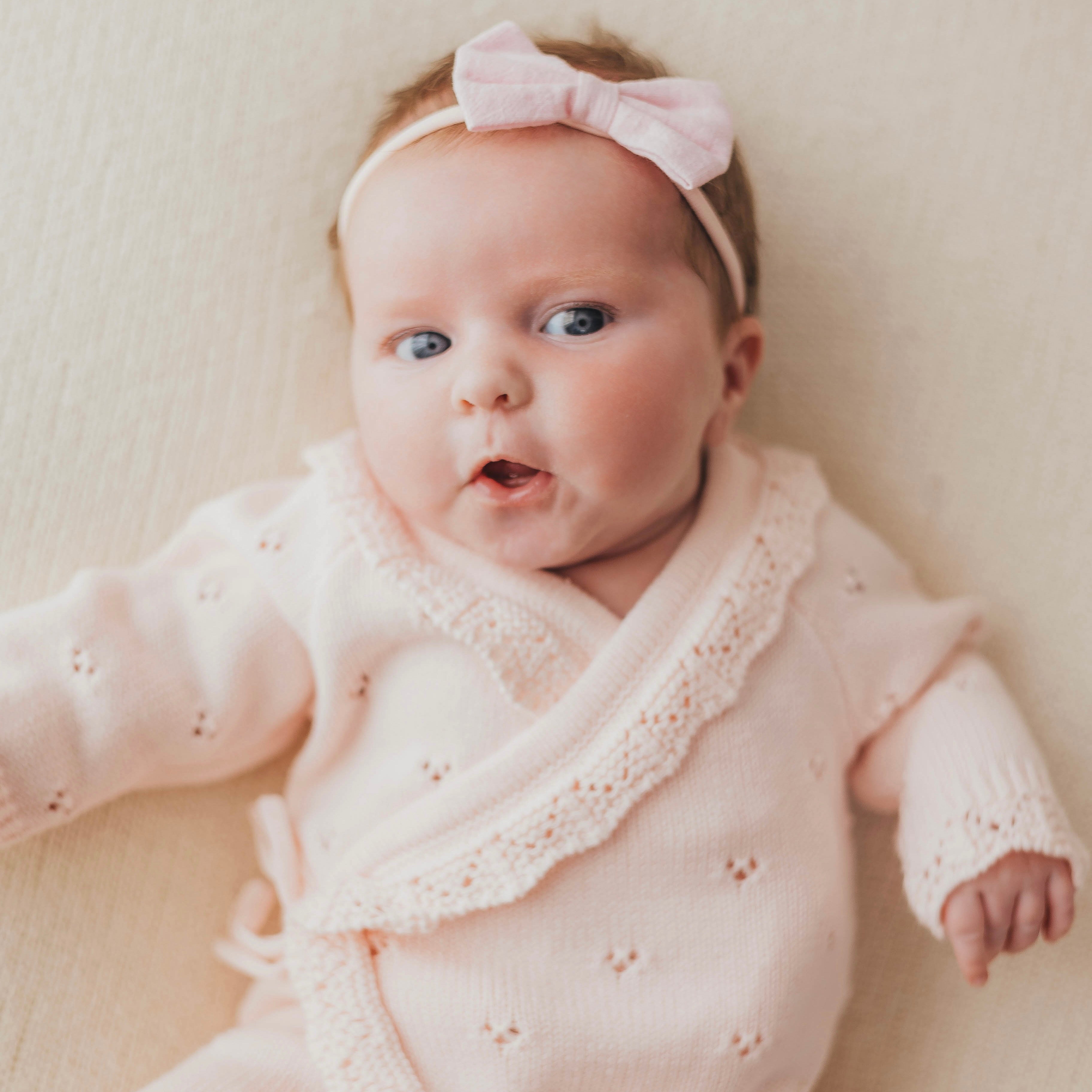Heirloom Pointelle Romper - Ballet Pink – Ocean & Cove