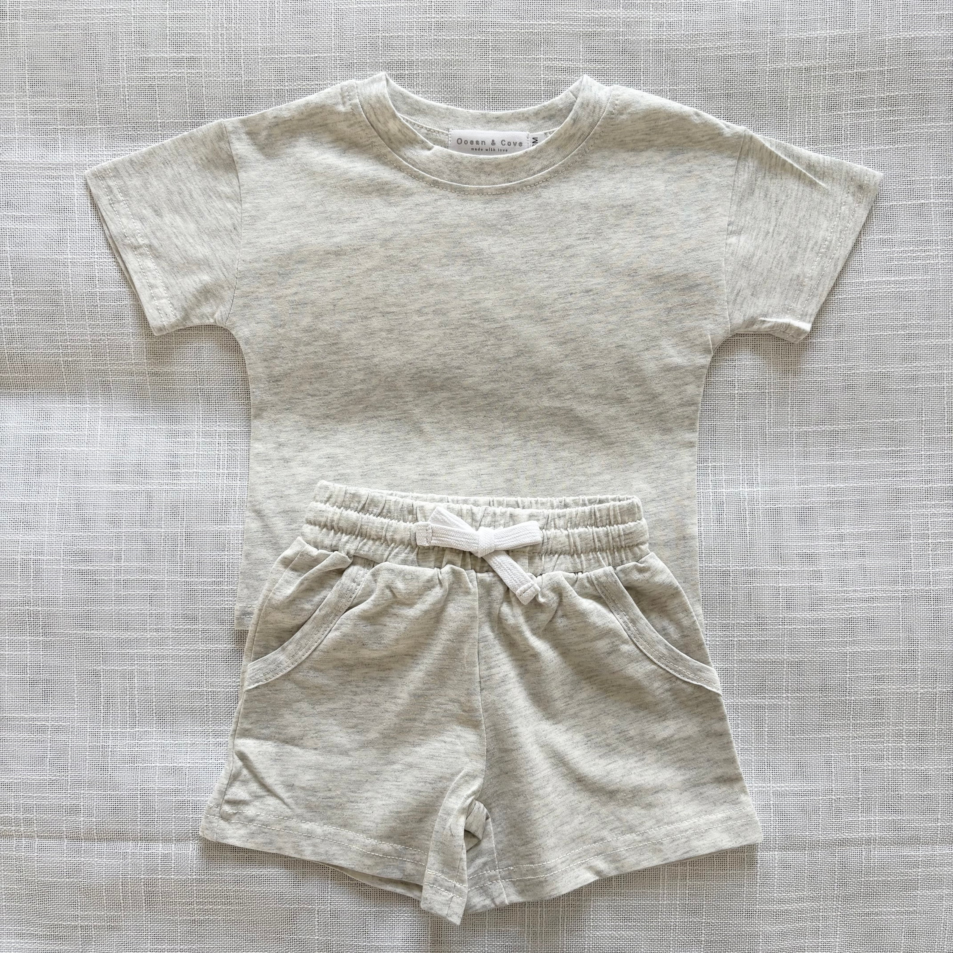 Organic Cotton Top and Shorts Set
