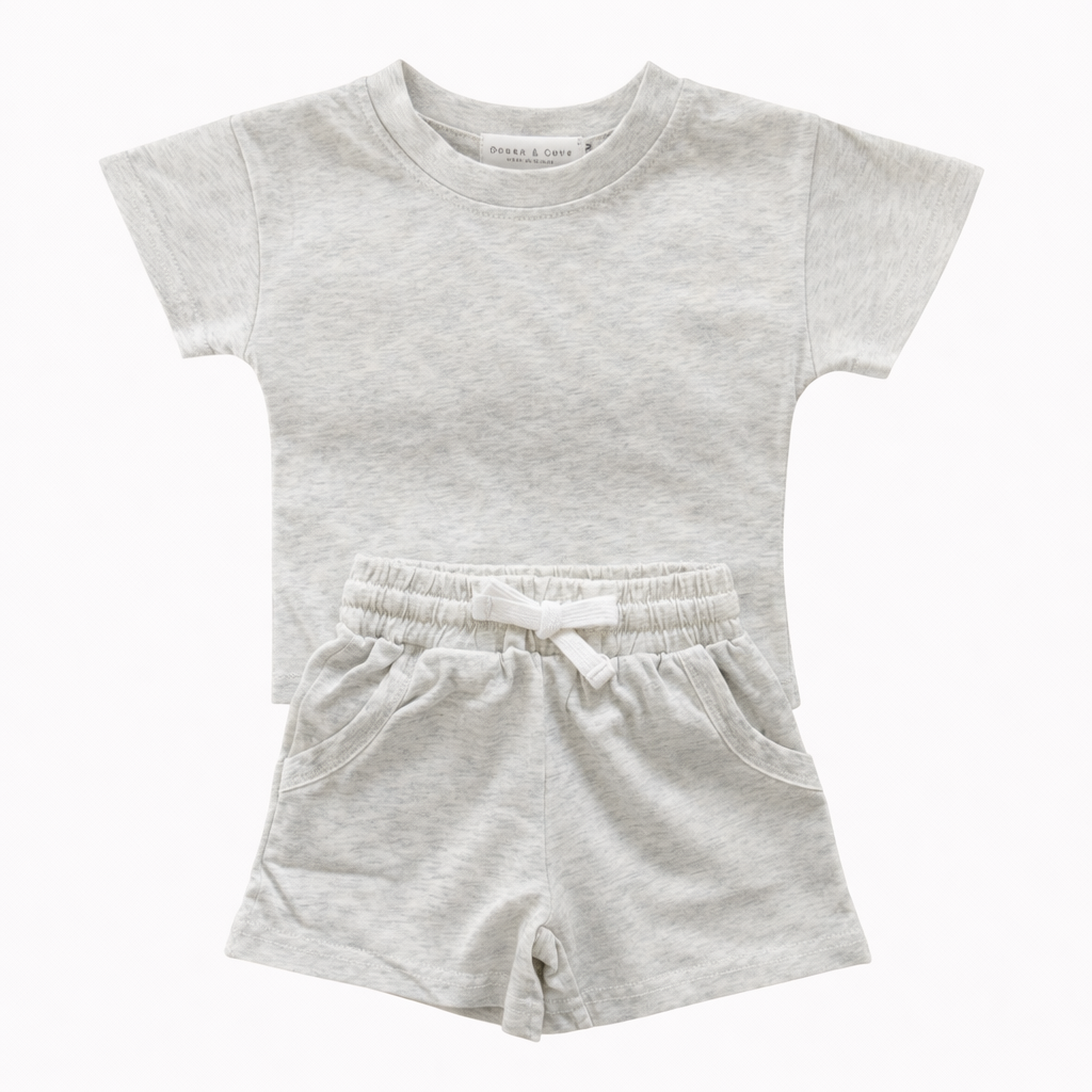 Sample Sale - Organic Cotton Top and Shorts Set (various sizes)