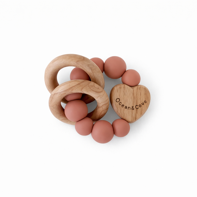 Baby Silicone Heart Teethers