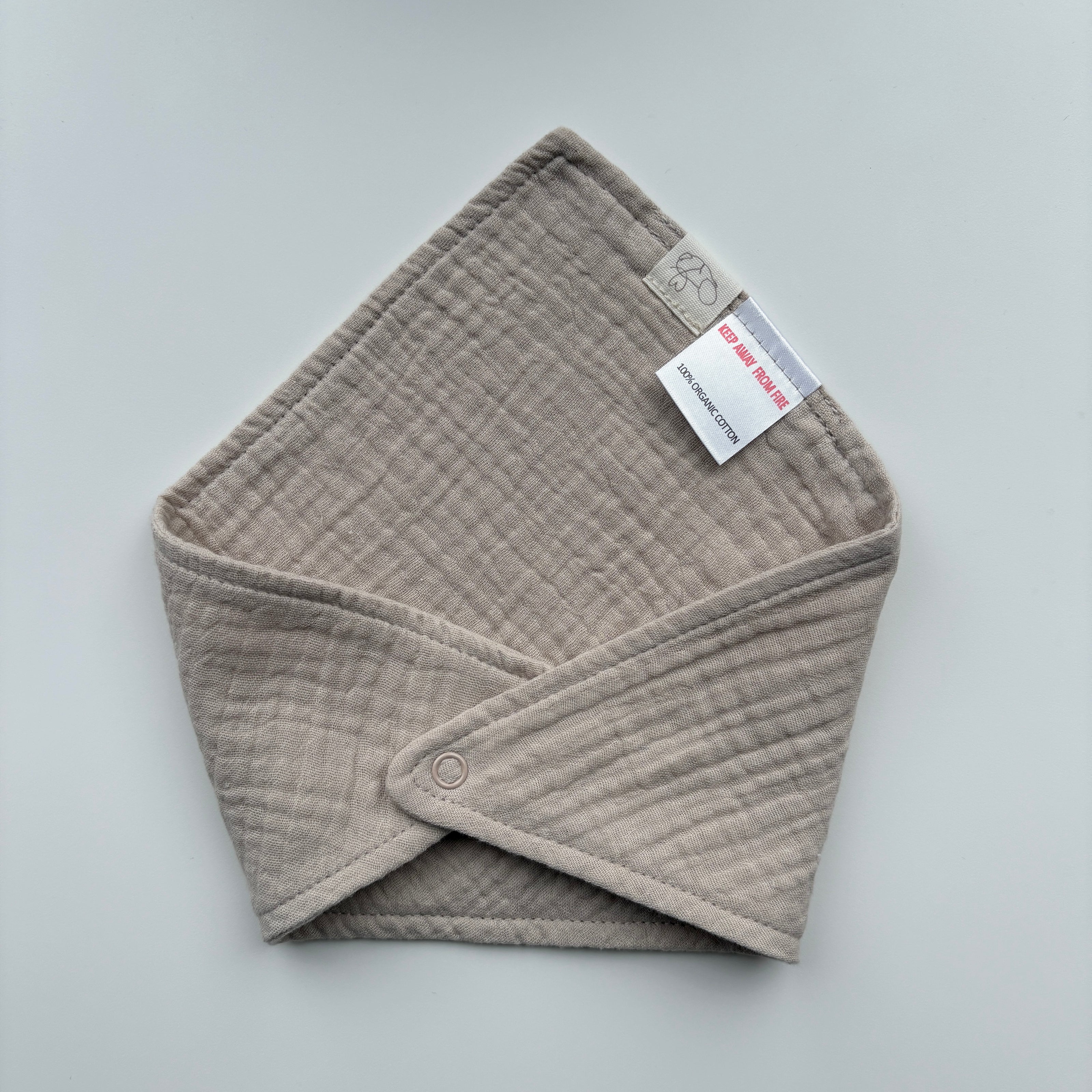 Organic Cotton Baby Dribble Bib