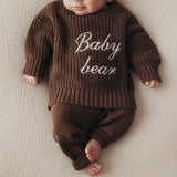 Baby Bear Knitted Jumper & Legging Set