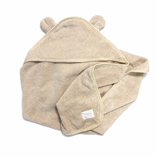 Sample Sale - Beige Teddy Hooded Towel