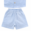 Linen Style Shirt and Short Set