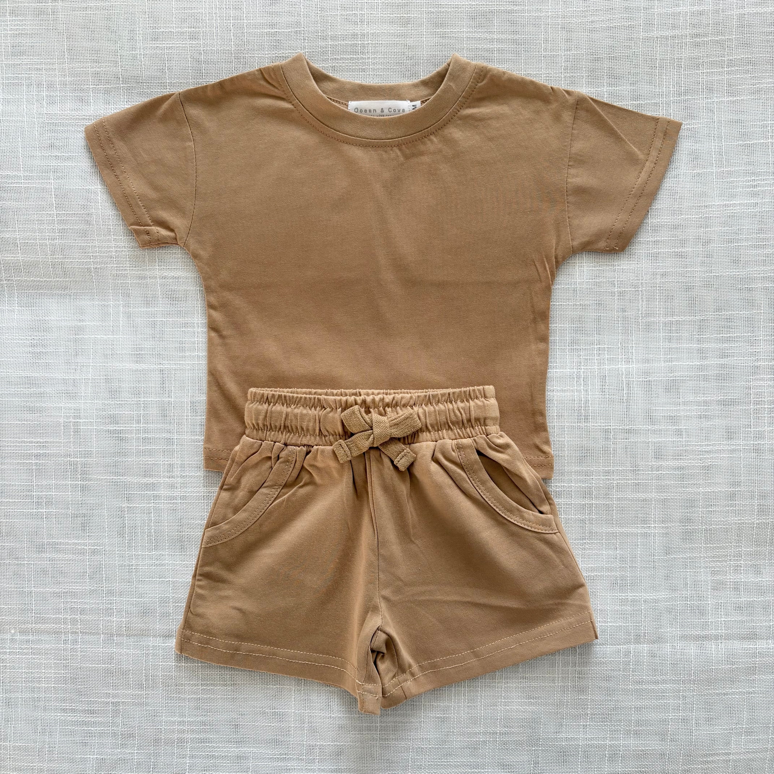 Organic Cotton Top and Shorts Set