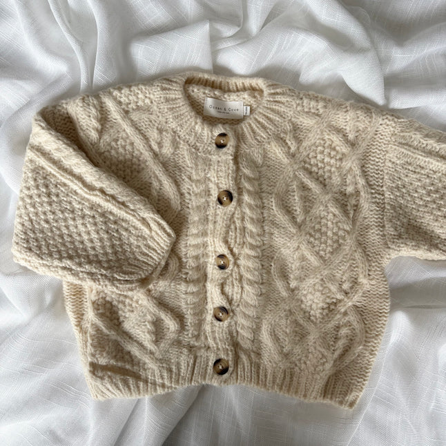 Chunky Cable Knit Cardigan