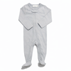 Sample Sale - Grey Organic Cotton Zip Sleepsuit 6-12 months